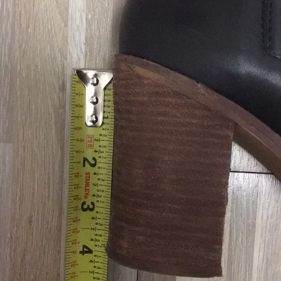 Madewell Black Leather Ankle Chelsea Boot Sz 10 - Picture 3 of 8